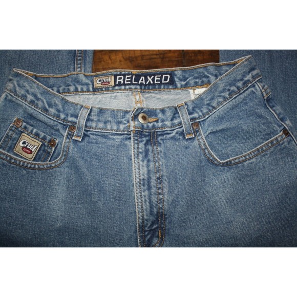 Cruel Girl Relaxed Fit Straight Leg Denim Jeans Blue Medium Wash Women's 15 Reg - Picture 5 of 8